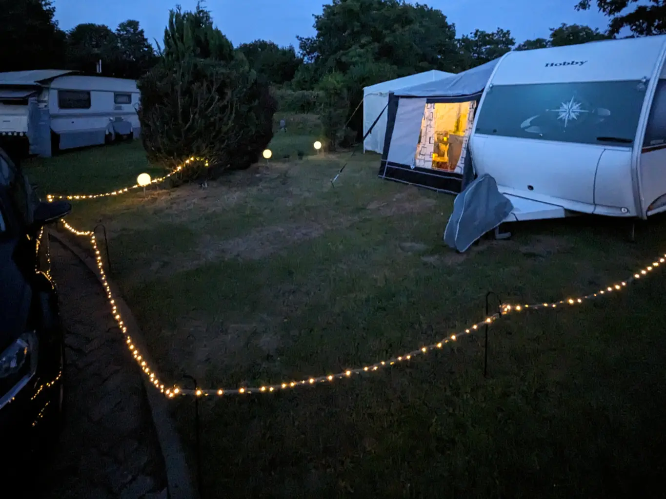 Fairy Lights Around the Pitch Fairy Lights Around the Pitch