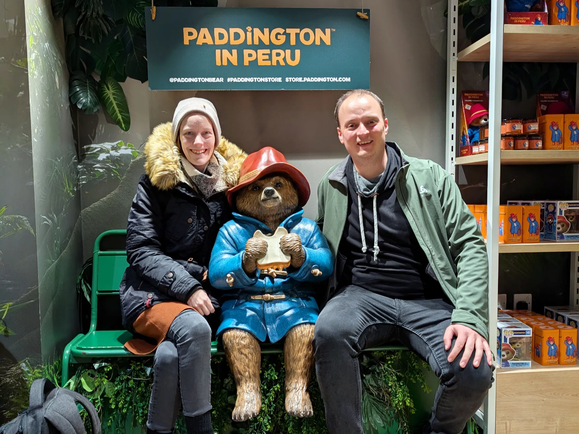 Paddington in Peru Fotospot im Paddington Store