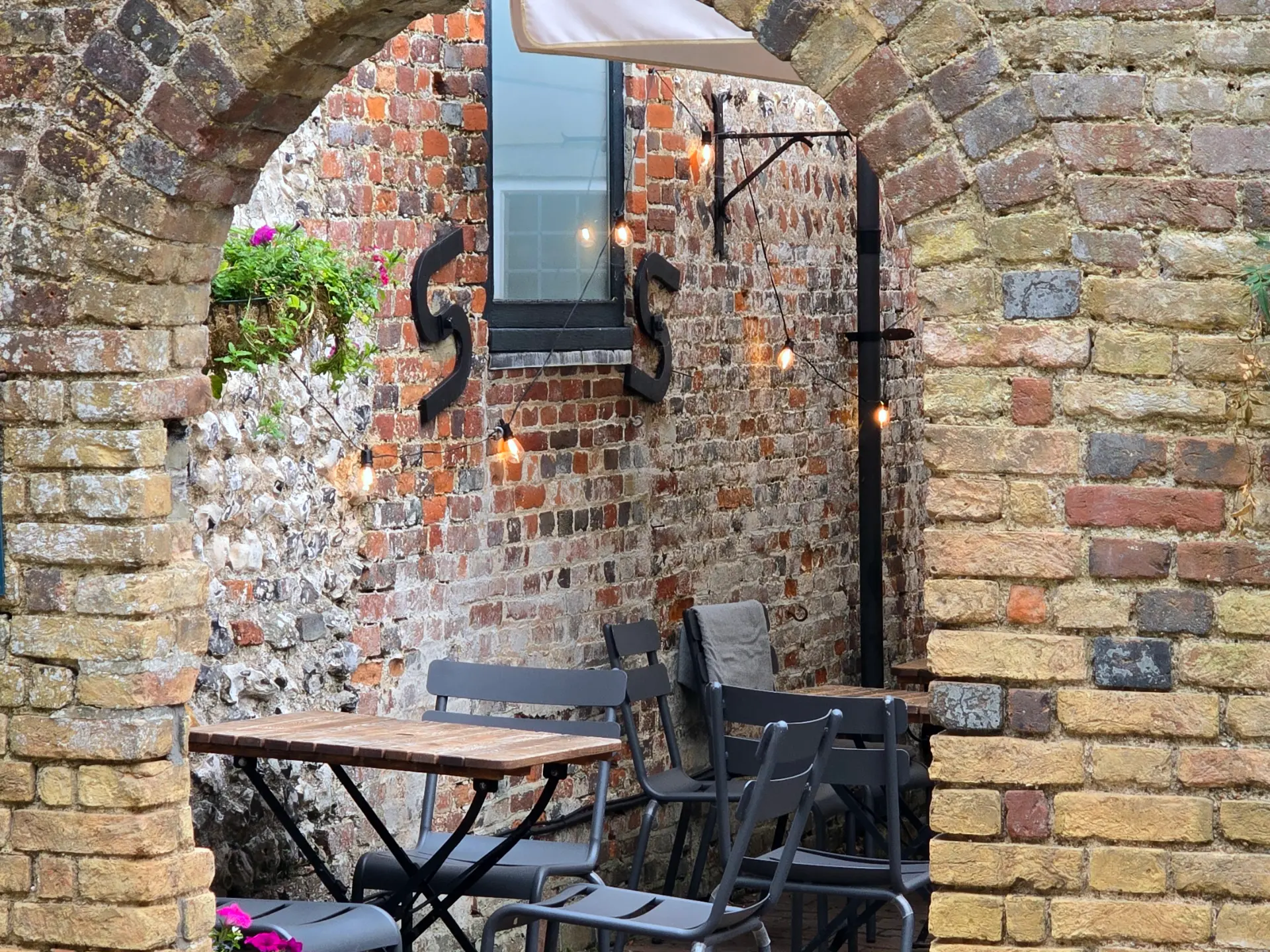 Cafe beim Seven Sisters Cliffs Parkplatz