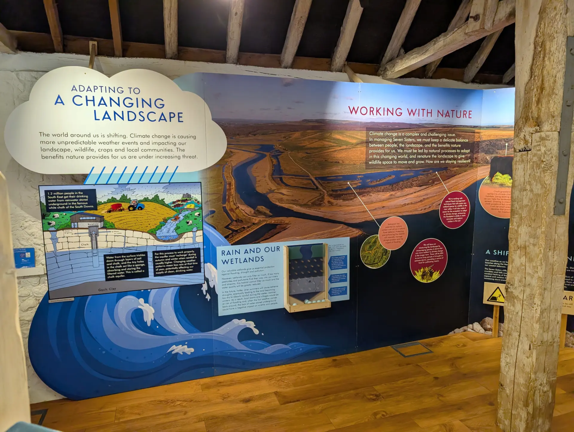 Inneneindruck des Visitor Centre bei den Seven Sisters Cliffs (2)