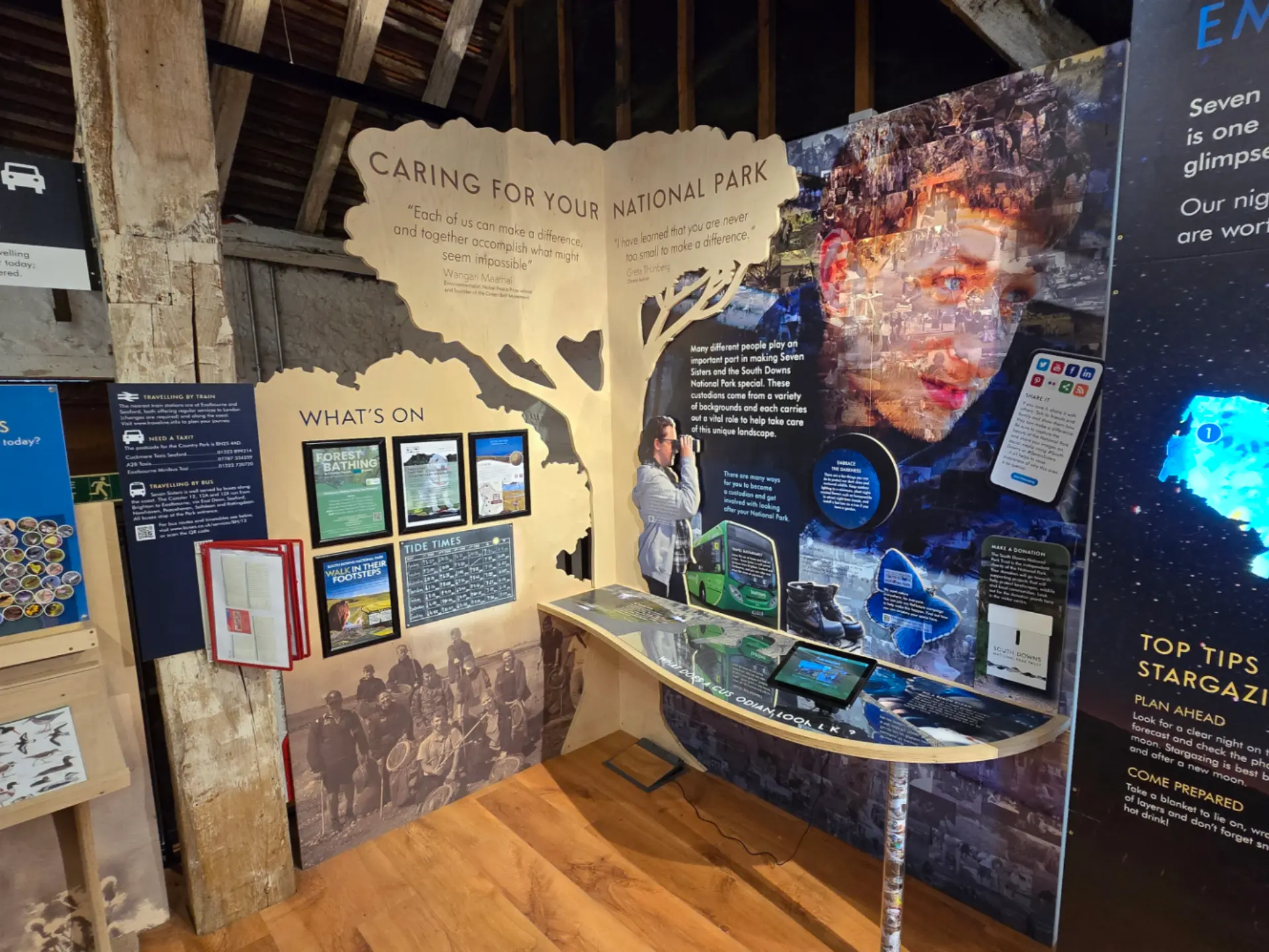 Inneneindruck des Visitor Centre bei den Seven Sisters Cliffs (3)