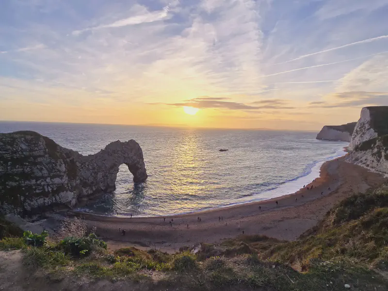 The bay at Durdle Door