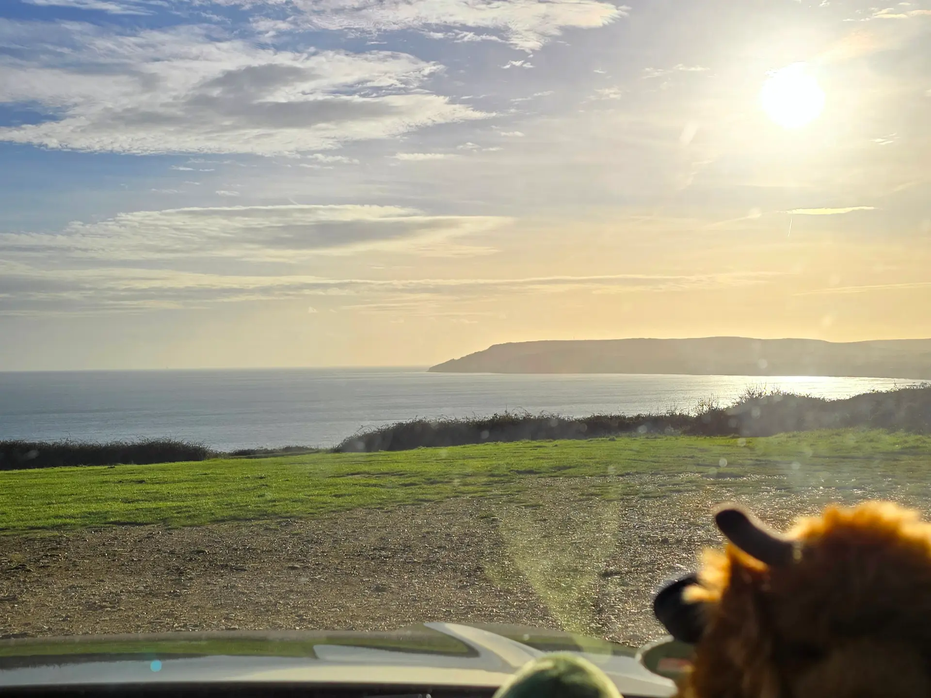 Parkplatz auf den Culver Cliffs - Wunderbarer Ausblick
