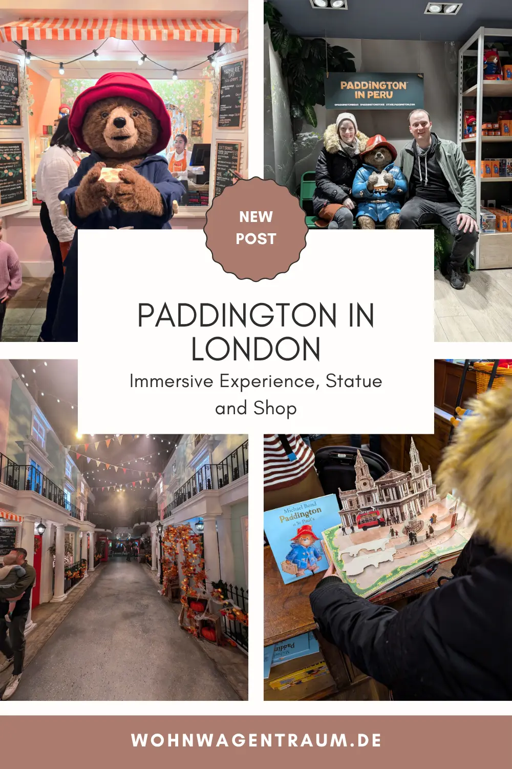 Paddington in London - Immersive Experience, Statue and Shop