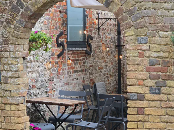 Cafe beim Seven Sisters Cliffs Parkplatz