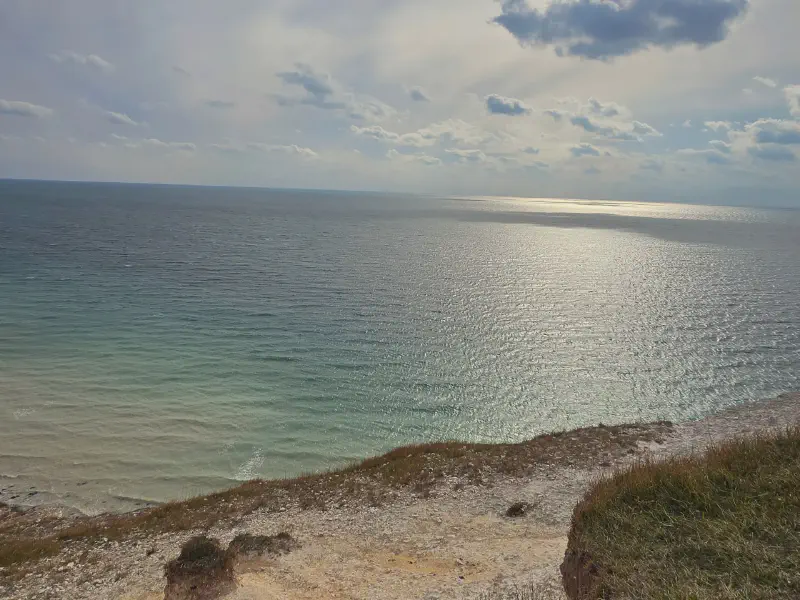 Sea view from Seven Sisters Cliffs