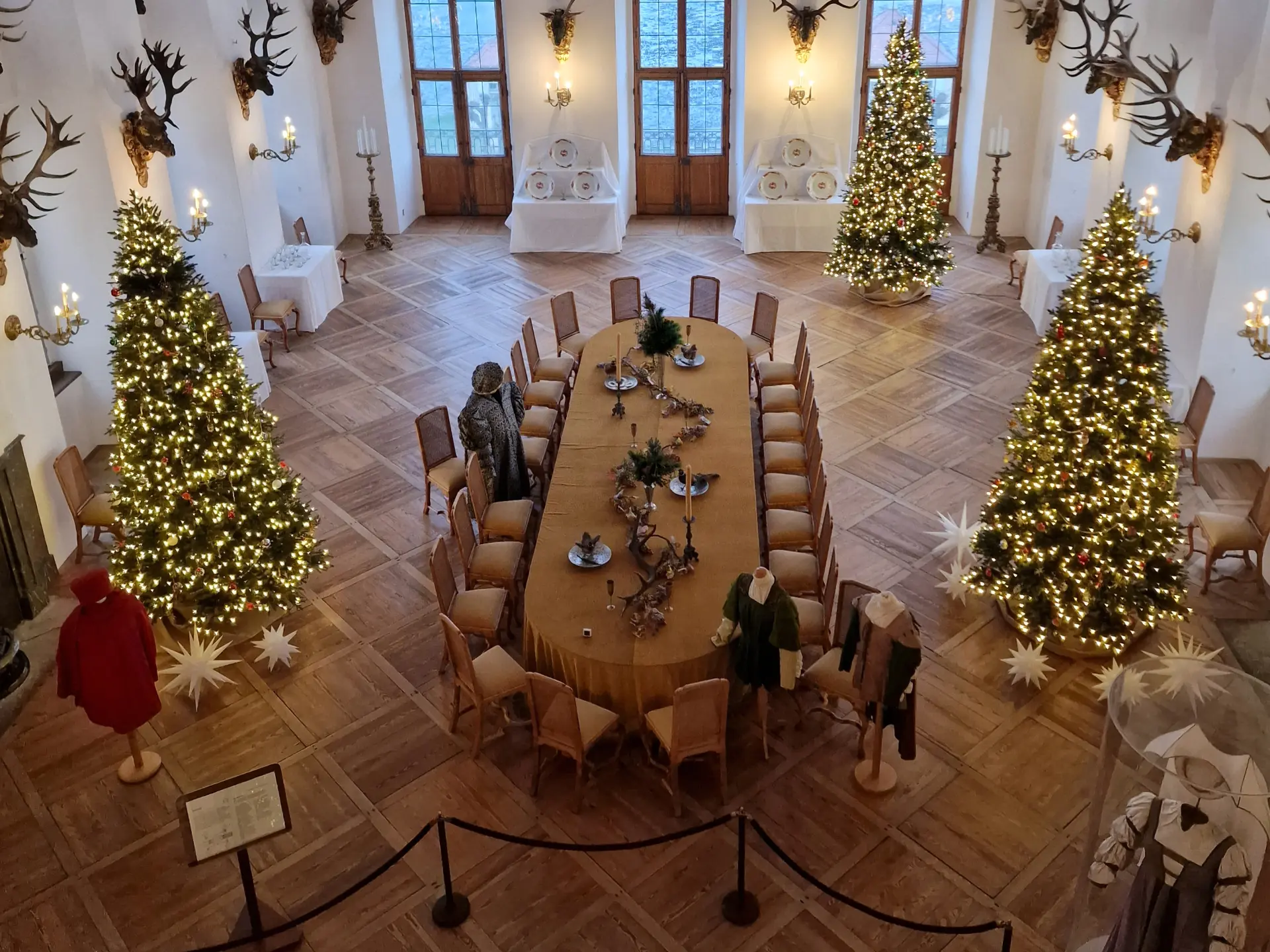 Dining hall Moritzburg Castle